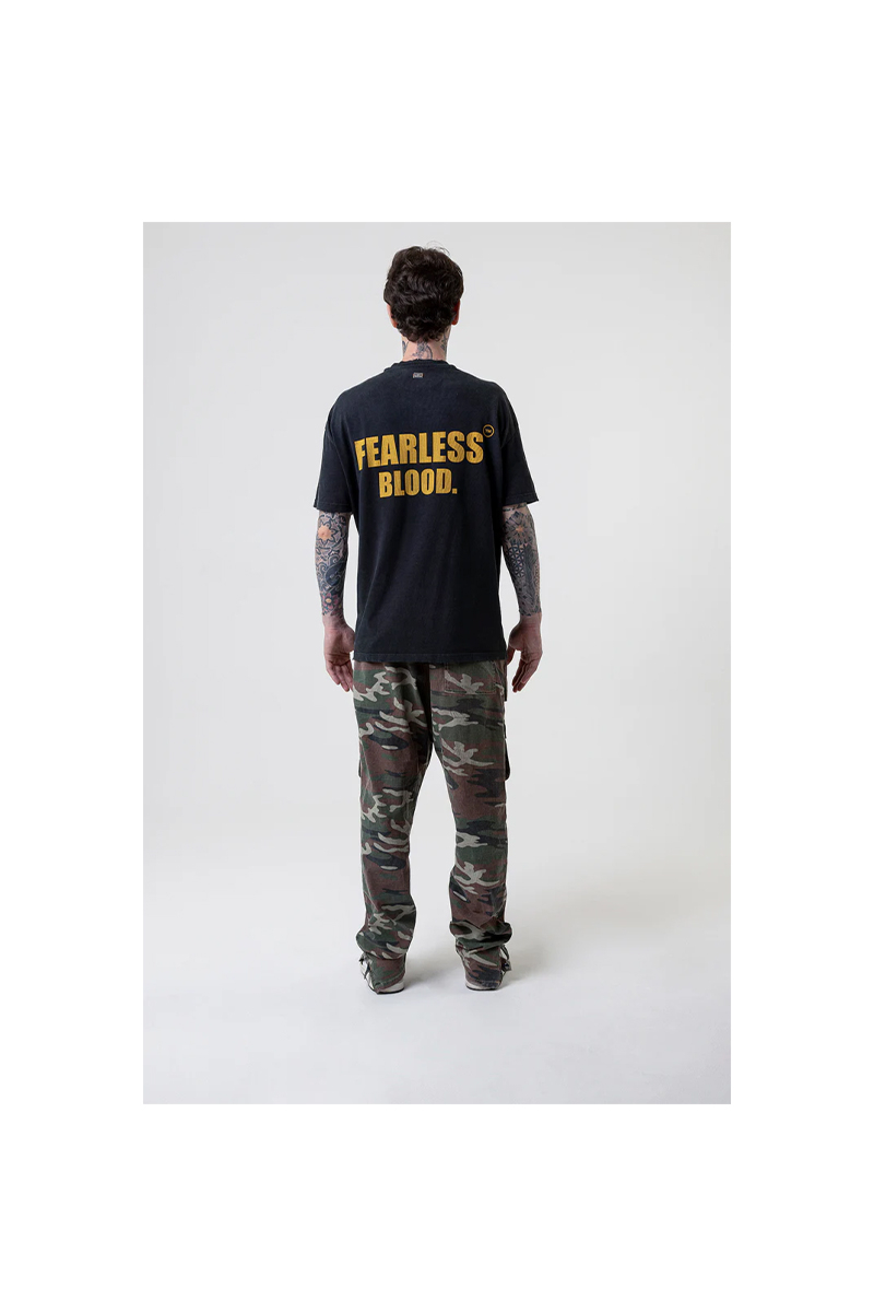 Fearless Blood T-shirt Fb23amn30003 Zwart