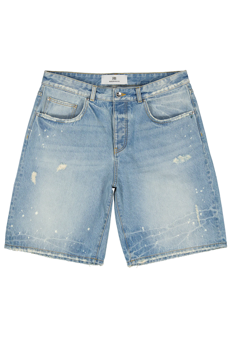 Fearless Blood Short Fb-denim Short L-blauw