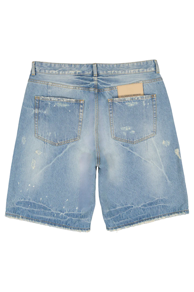 Fearless Blood Short Fb-denim Short L-blauw