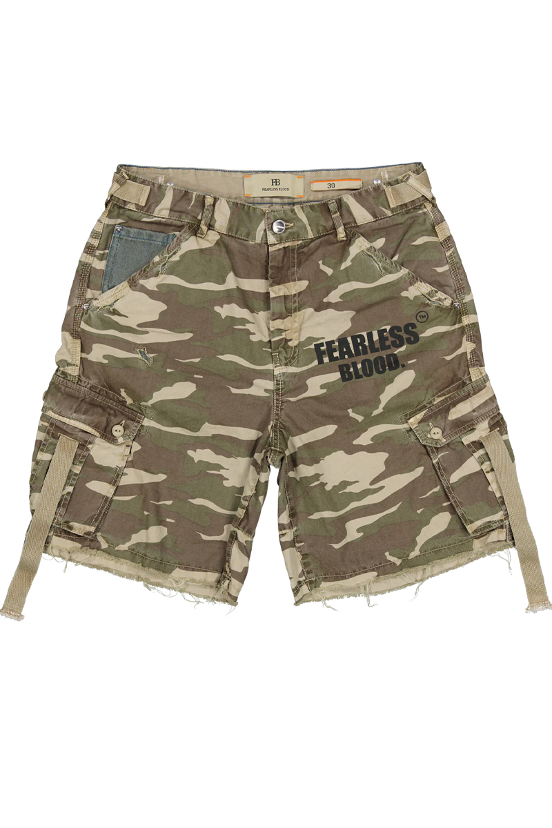 Fearless Blood Short Fb24amn40002 Camo Green