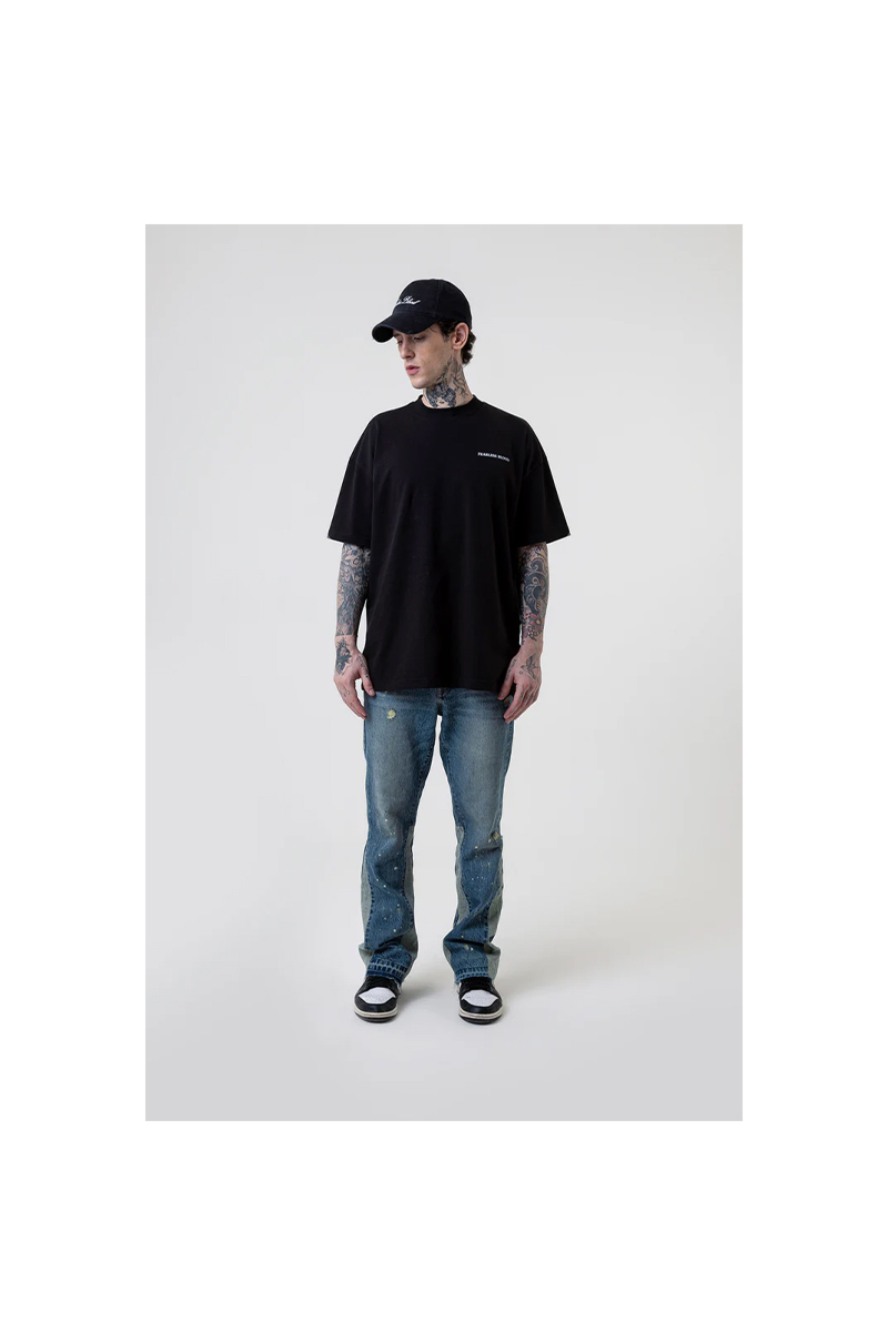 Fearless Blood T-shirt Fb-logo-tee Zwart