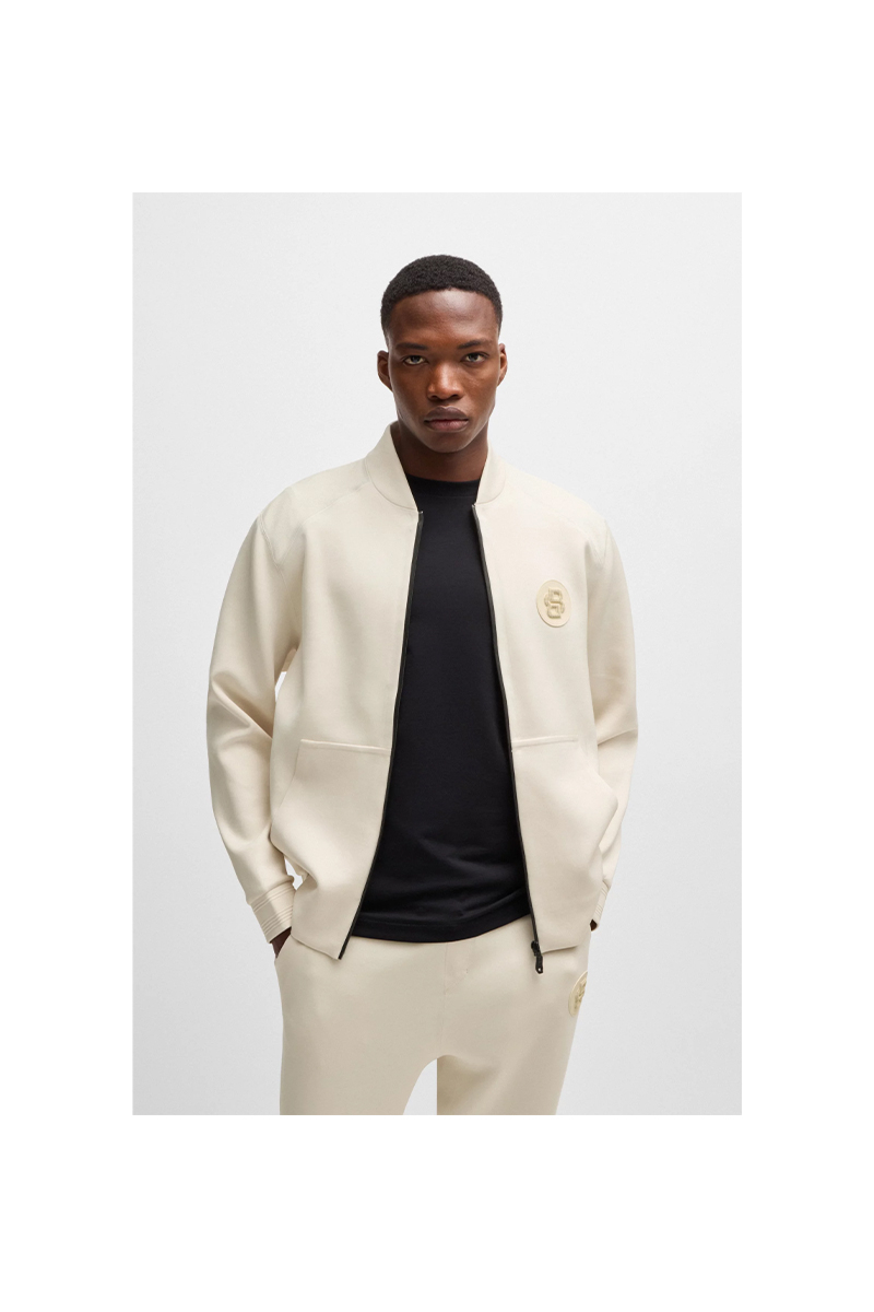 Hugo Boss Jogging Top Samoo Bb 50521368 Off White