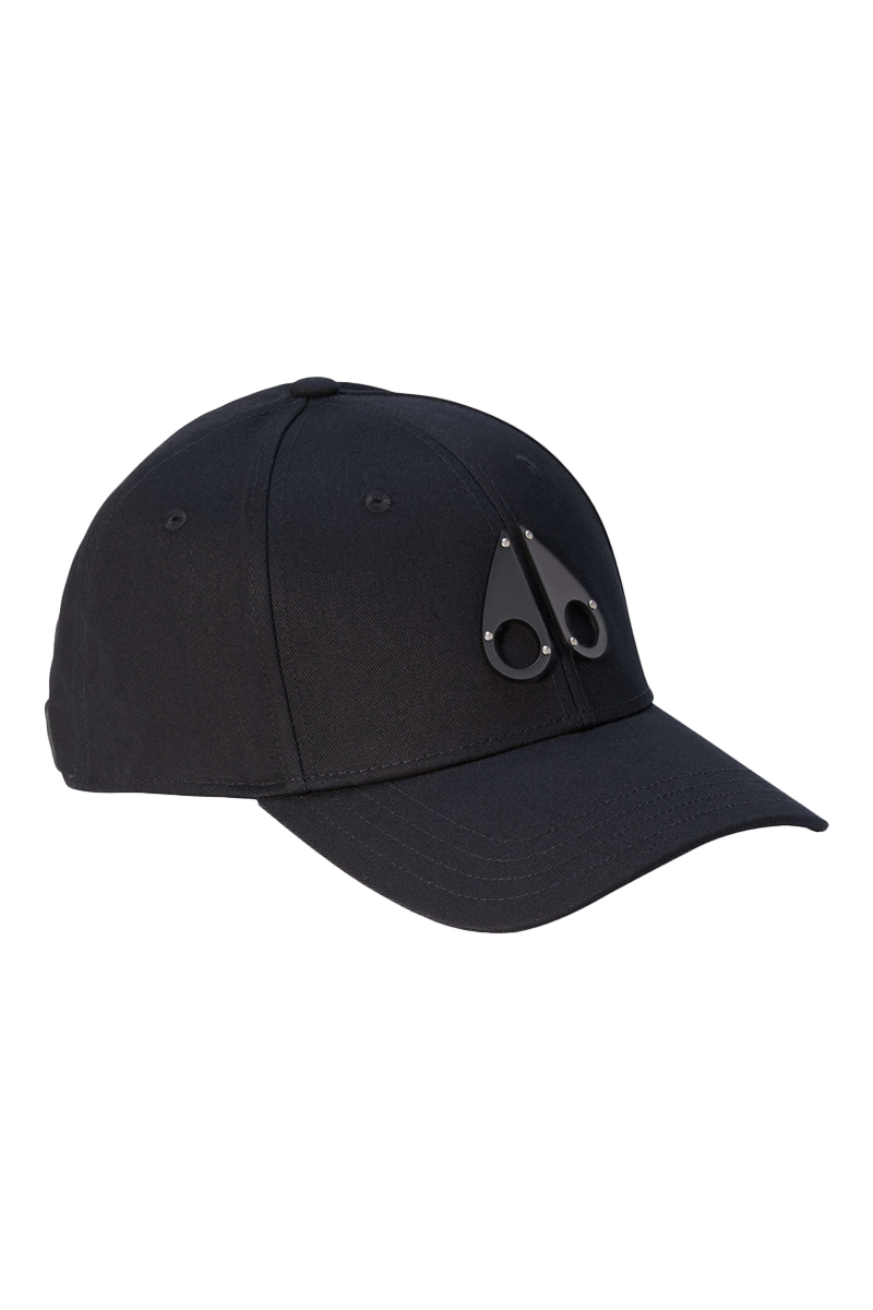 Moose Knuckles Cap Logo Icon Cap Zwart