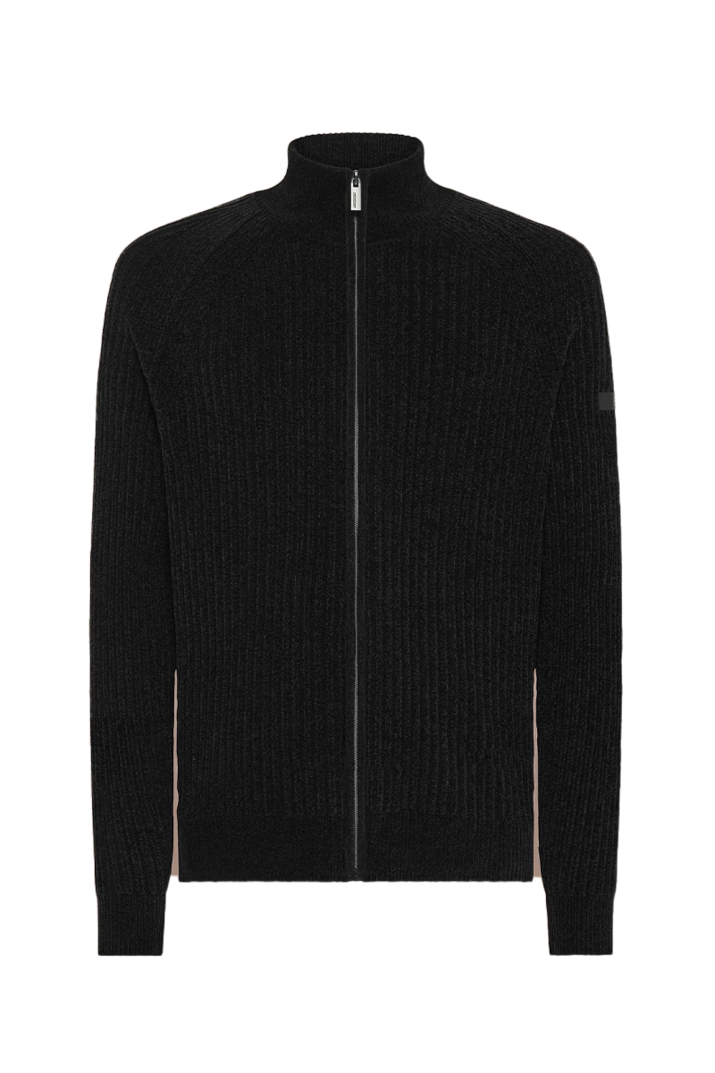 Rrd Trui Velvet Rave Full Zipp Zwart