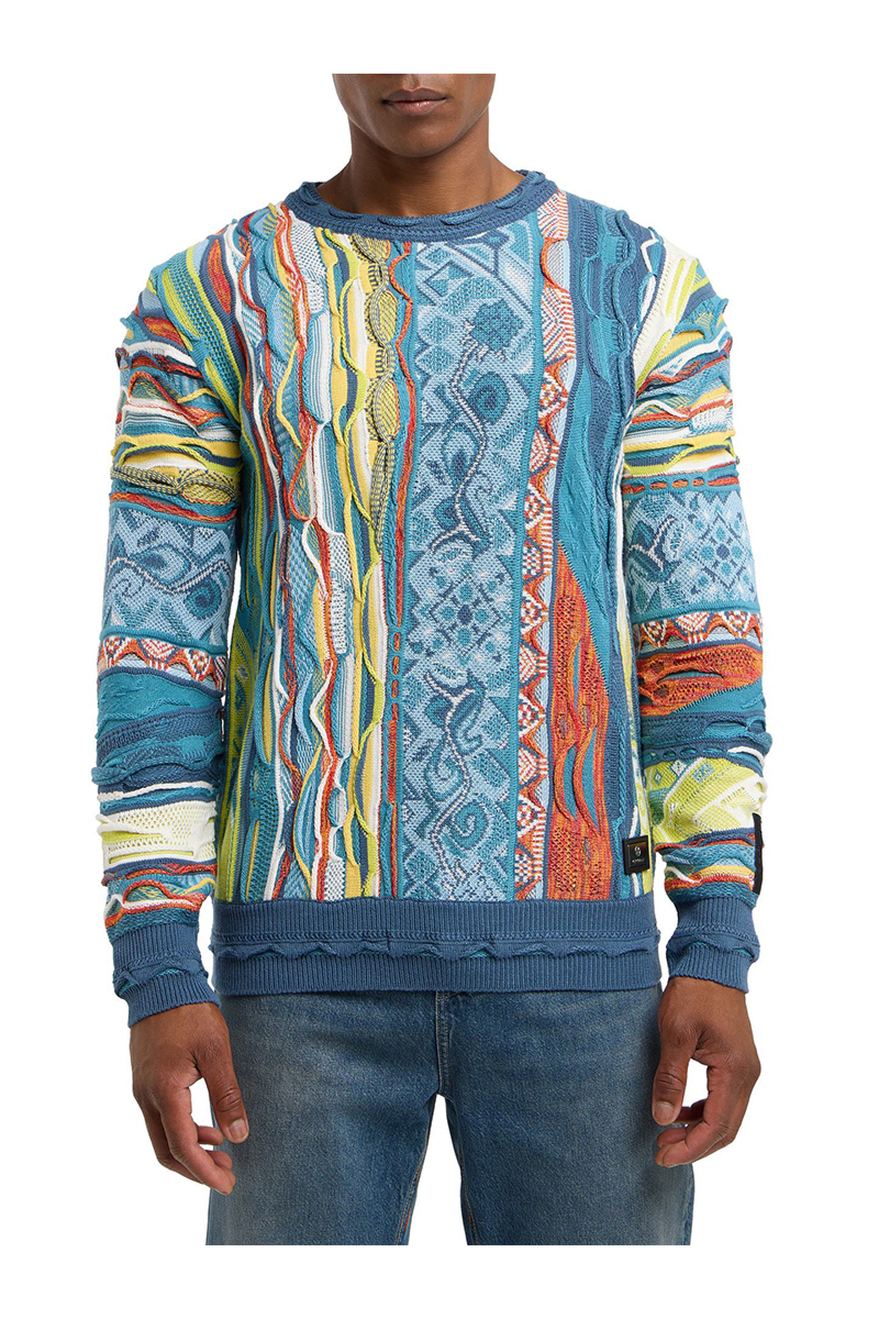 Carlo Colucci Trui C12505 Multi Blauw