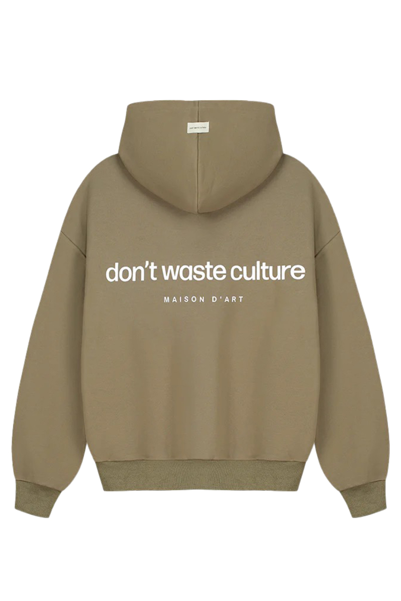 Don't Waste Culture Sweater Ale Zipped Hoodie L-bruin