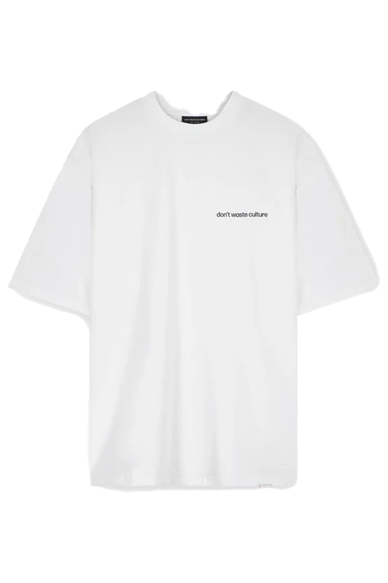 Don't Waste Culture T-shirt Nia T-shirt Wit