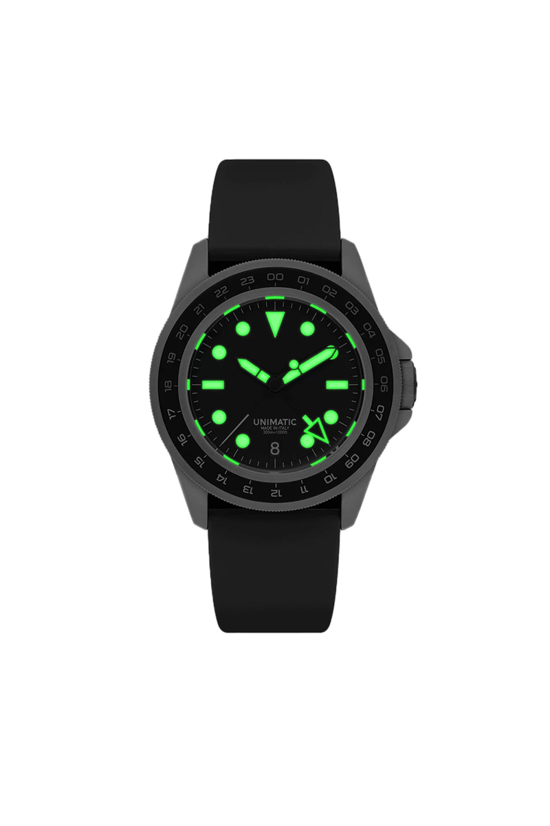 Unimatic Horloge U1-gmt  Edition Of 300 Pieces Grijs