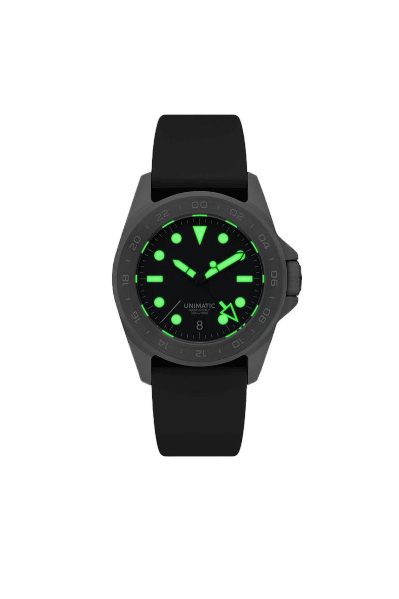 Unimatic Horloge U4-gmt  Edition Of 300 Pieces Grijs