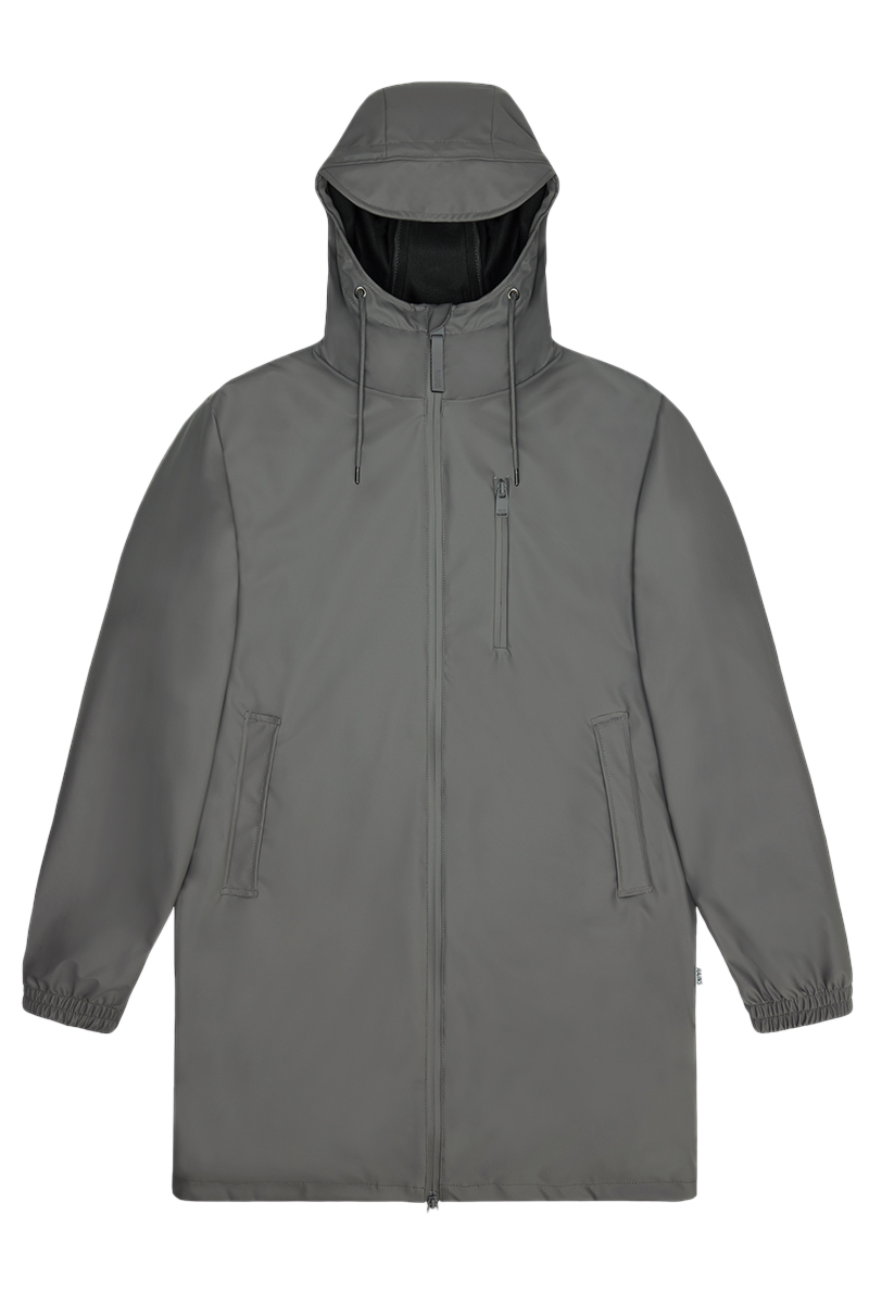 Rains Jas Long Storm Breaker Grijs