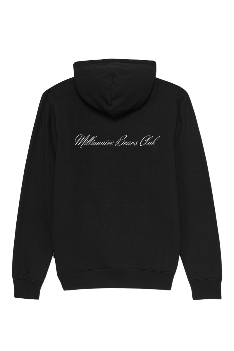 Baron Filou Sweater Hoodie Cxvi Embroidered Zwart