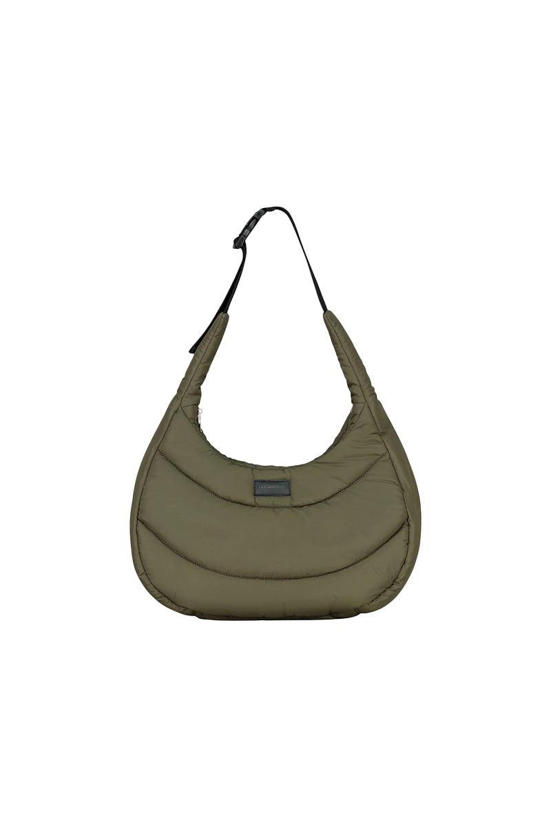 Don't Waste Culture Tas Puff Bag  L-bruin