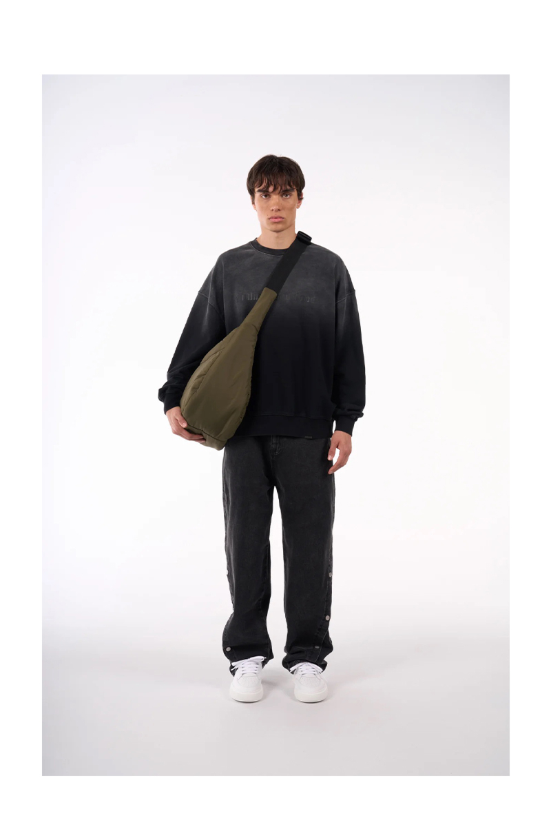 Don't Waste Culture Tas Puff Bag  L-bruin