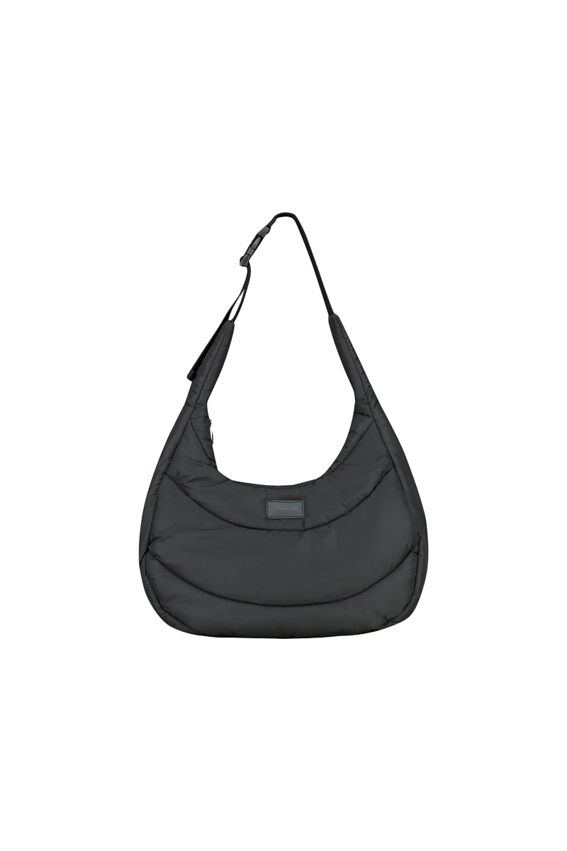 Don't Waste Culture Tas Puff Bag  Zwart