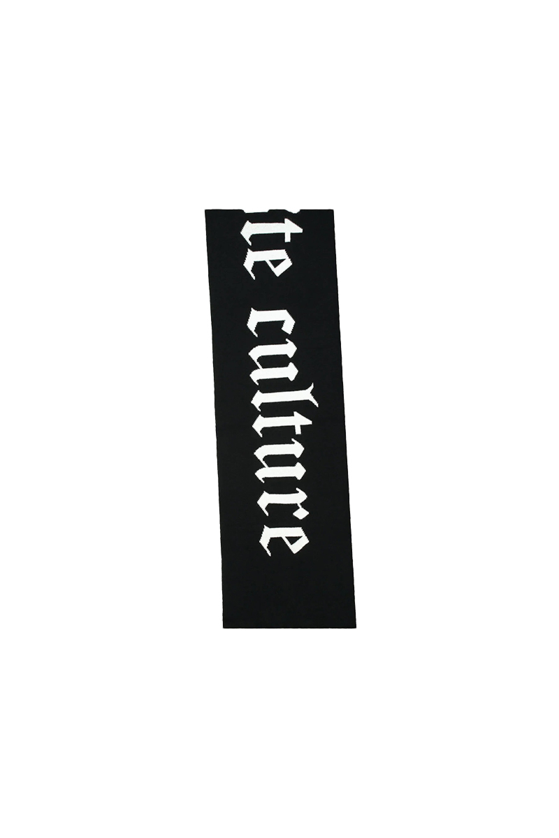 Don't Waste Culture Sjaal Jacquard Scarf Zwart Wit