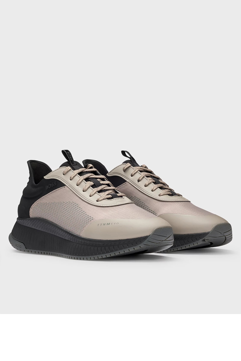 Hugo Boss Schoenen Ttnm Evo_runn_rsmh Beige