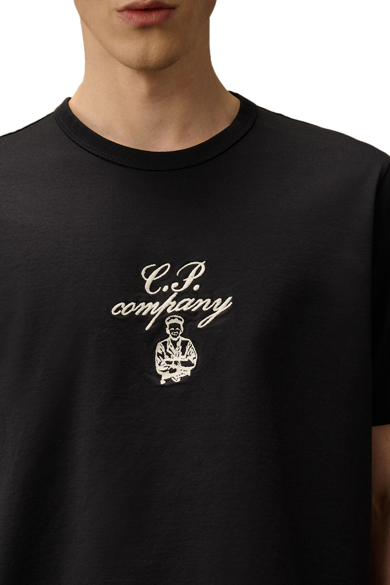 Cp Company T-shirt 18cmts109a D-blauw