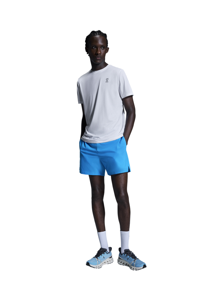 On Running Short 5 Inch Core Shorts Blauw