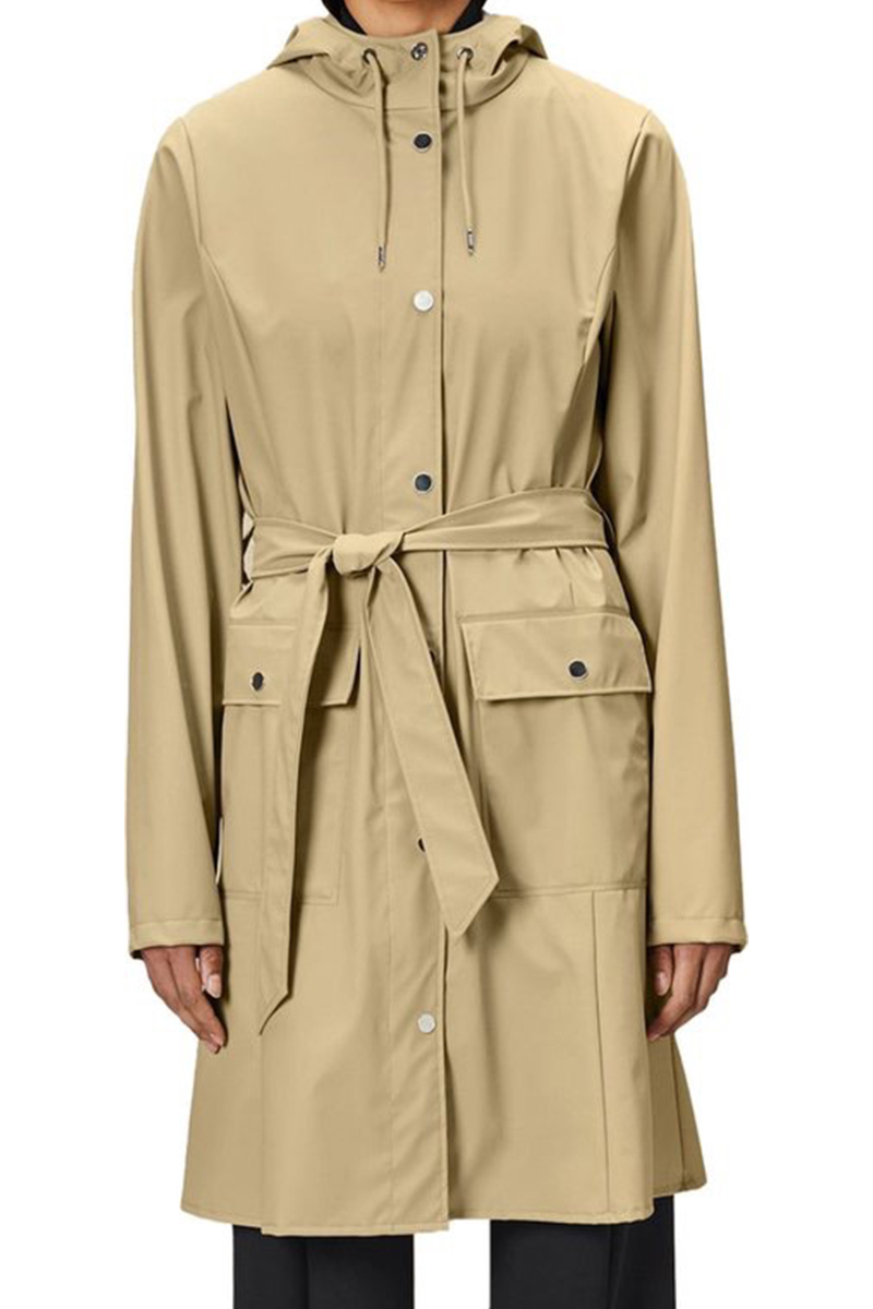 Rains Jas Curve W Jacket Beige