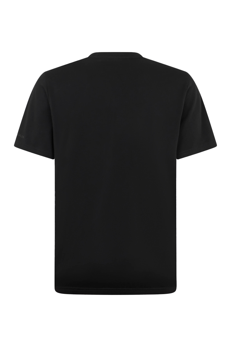 Moose Knuckles T-shirt M15mt777 Cresent Tee Zwart