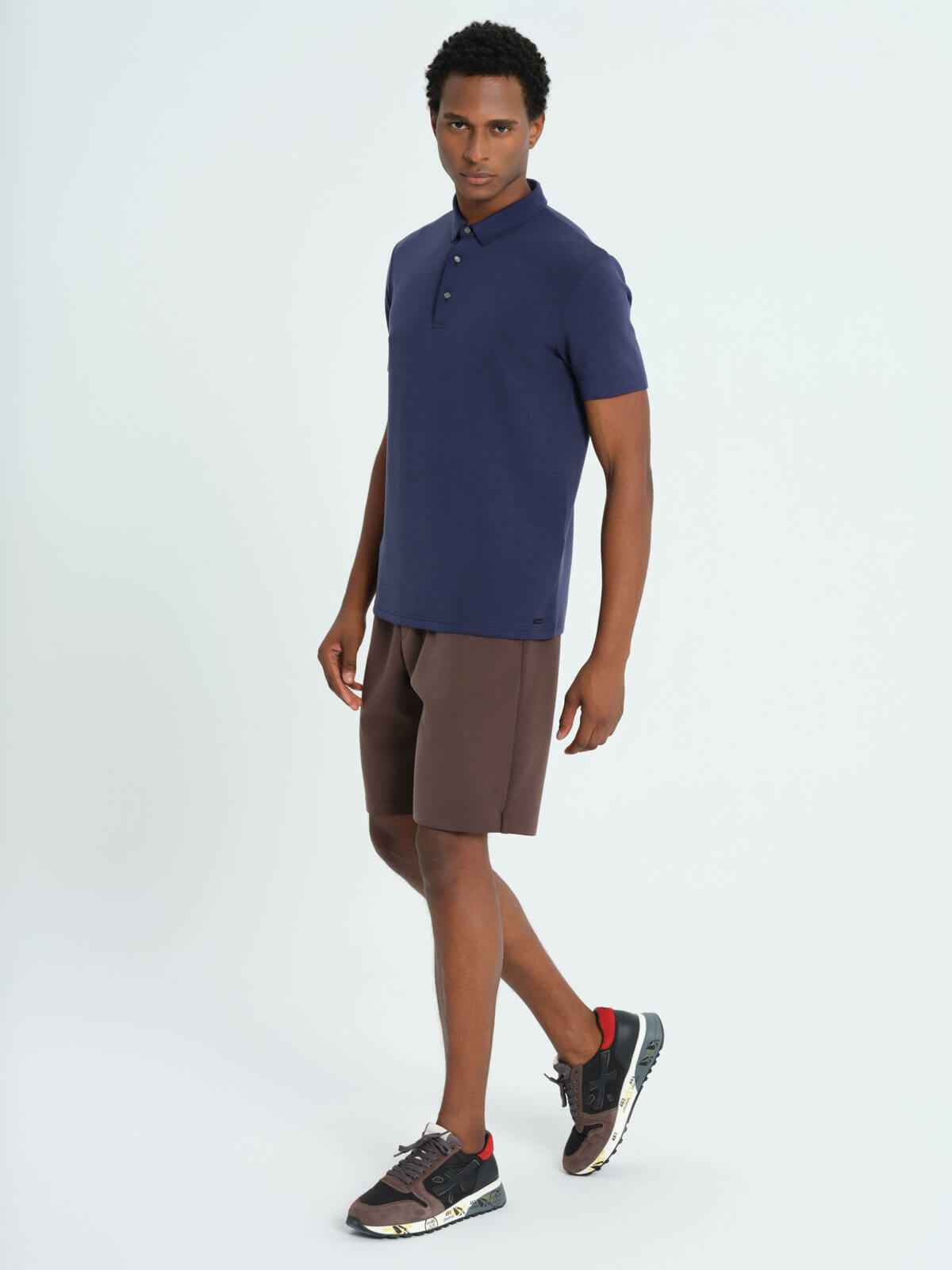 Dadado Polo Bambu Polo Short Sleeve Blauw