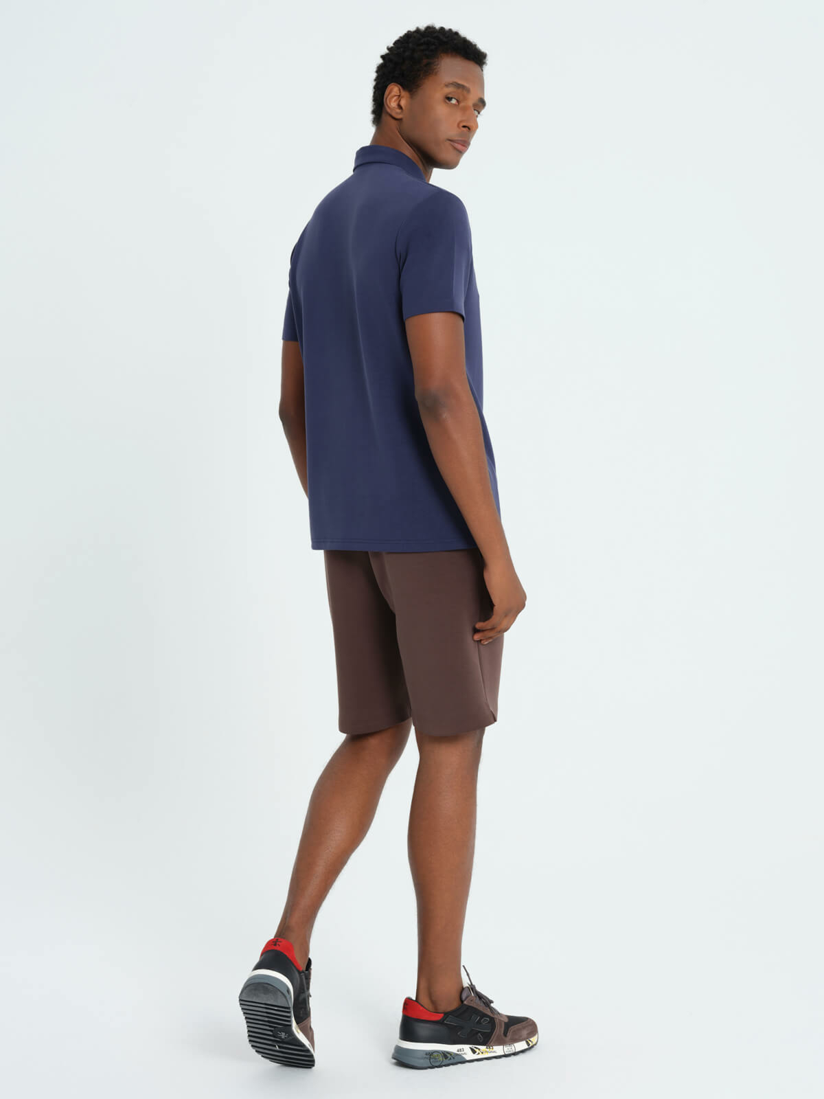 Dadado Polo Bambu Polo Short Sleeve Blauw