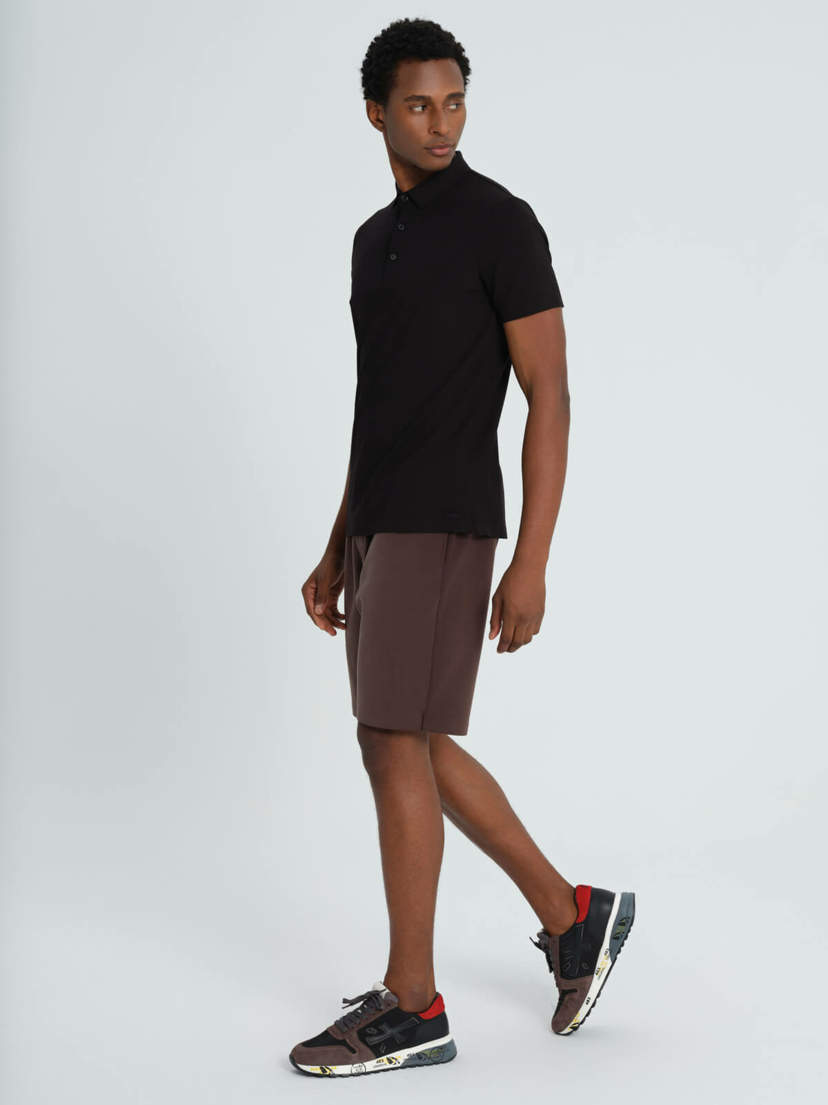 Dadado Polo Bari Polo Short Sleeve Zwart