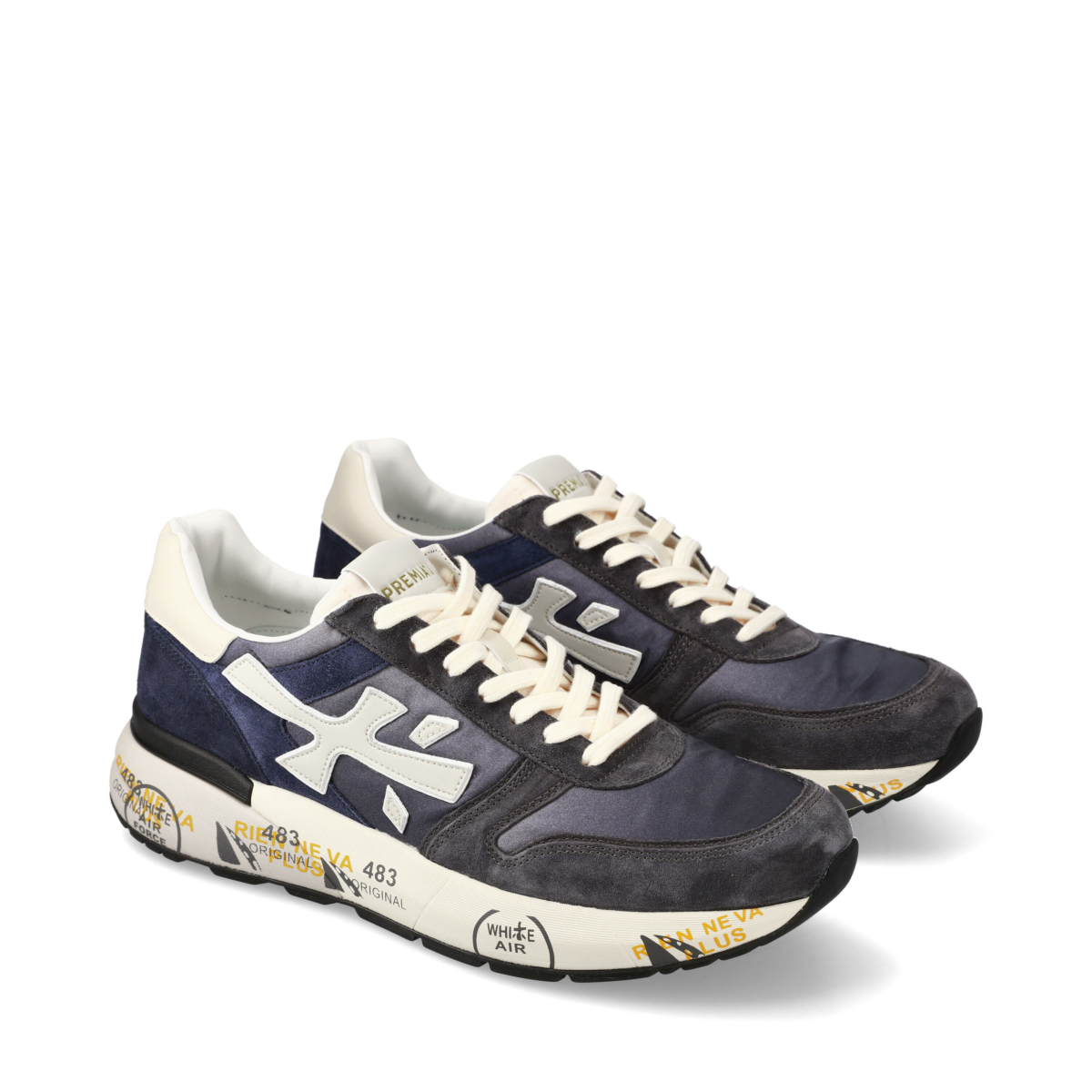 Premiata Schoenen Mick Blauw