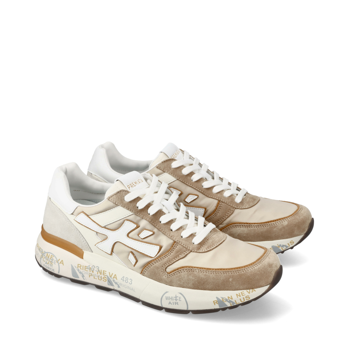 Premiata Schoenen Mick Beige