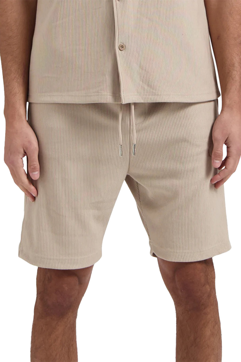 Croyez Short Croyez Ribbed Shorts Beige