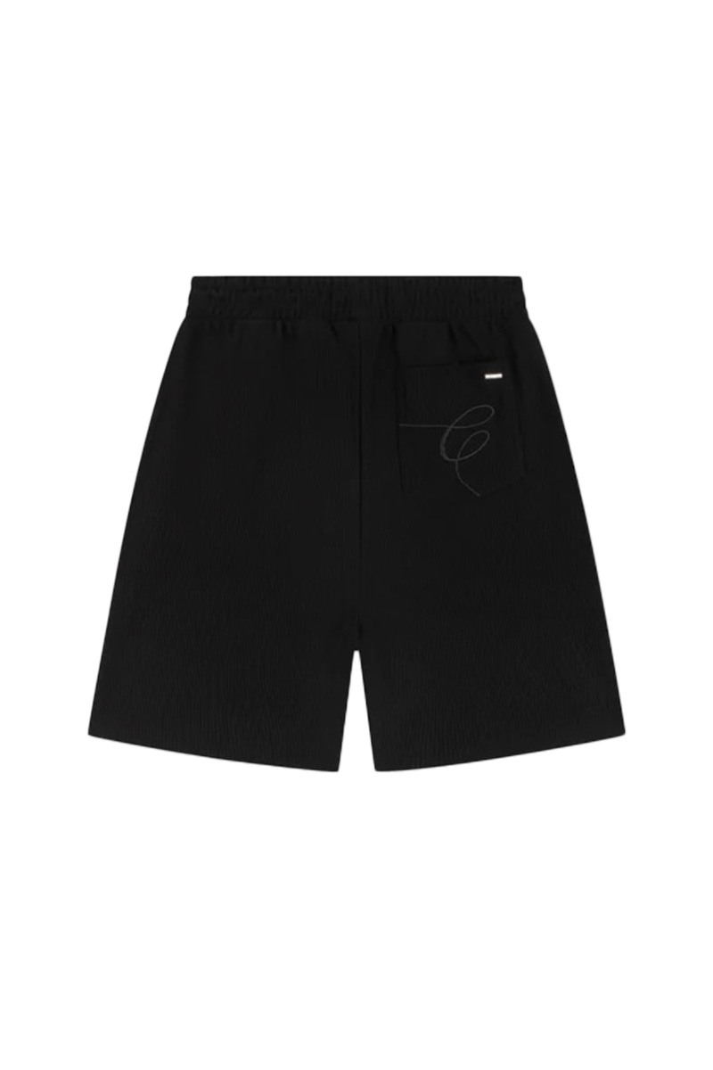 Croyez Short Croyez Ribbed Shorts Zwart