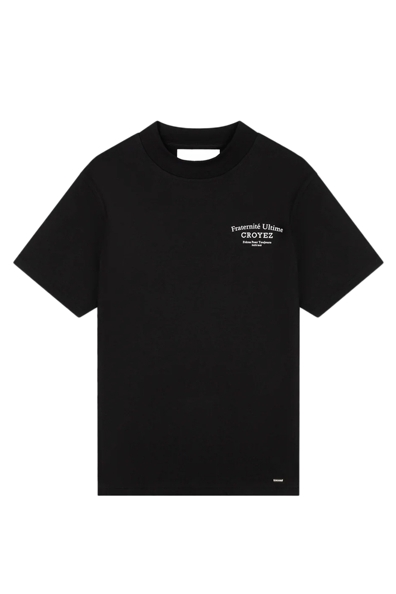 Croyez T-shirt Croyez Fraternite T-shirt Zwart