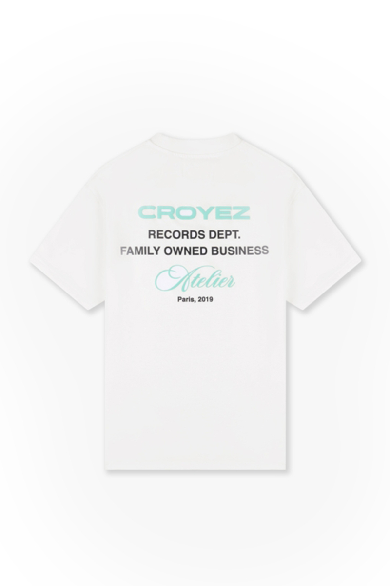 Croyez T-shirt Croyez Records T-shirt Wit