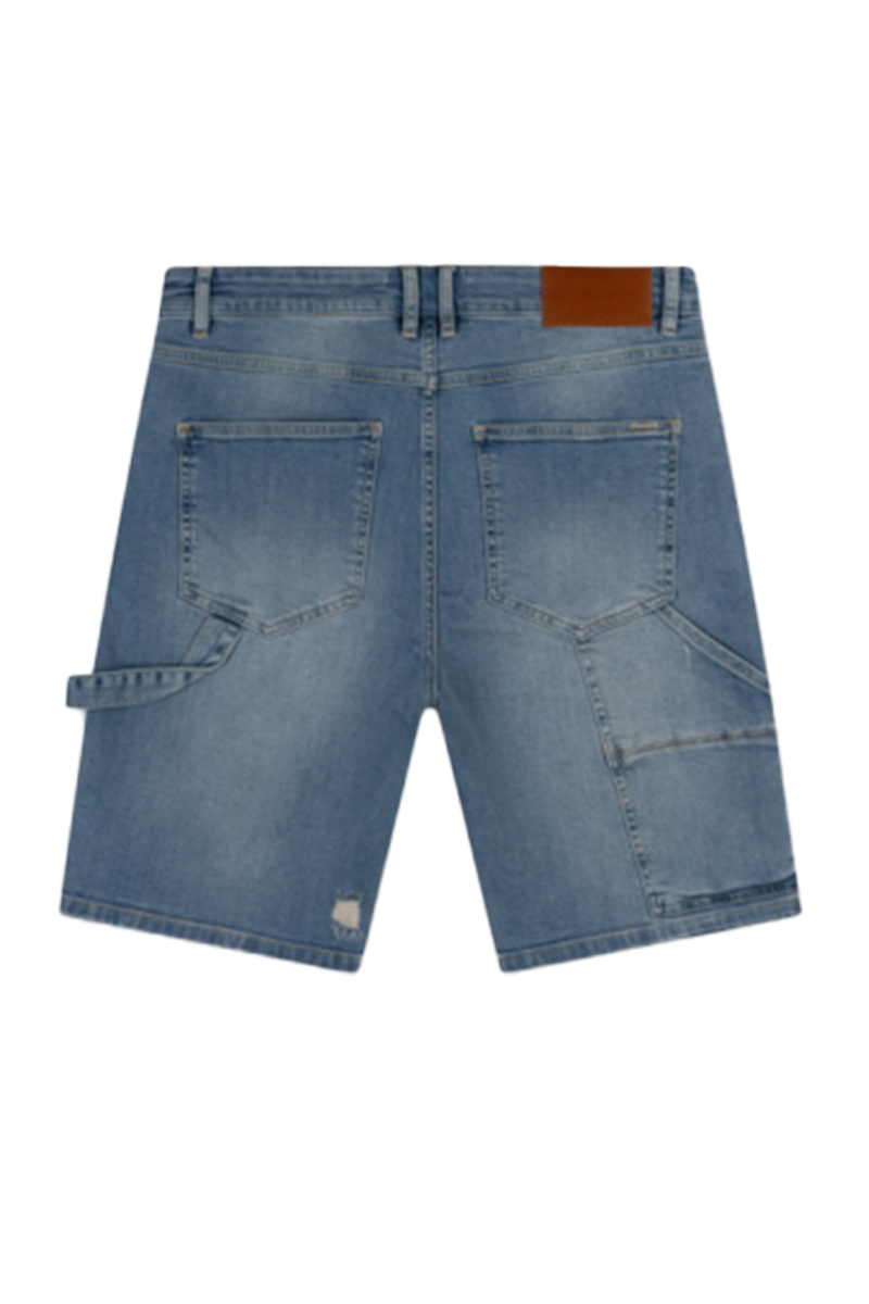 Croyez Short Croyez Carpenter Denim Short L-blauw