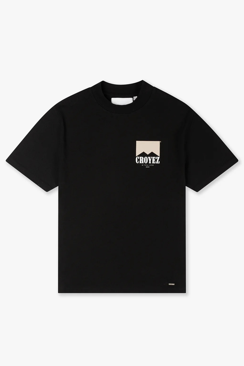 Croyez T-shirt Croyez Fumes  T-shirt Zwart