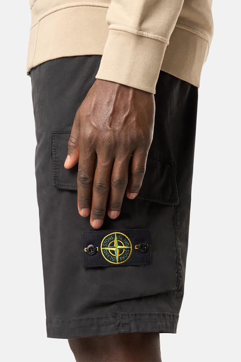 Stone Island Short L100l12 S0004 Zwart