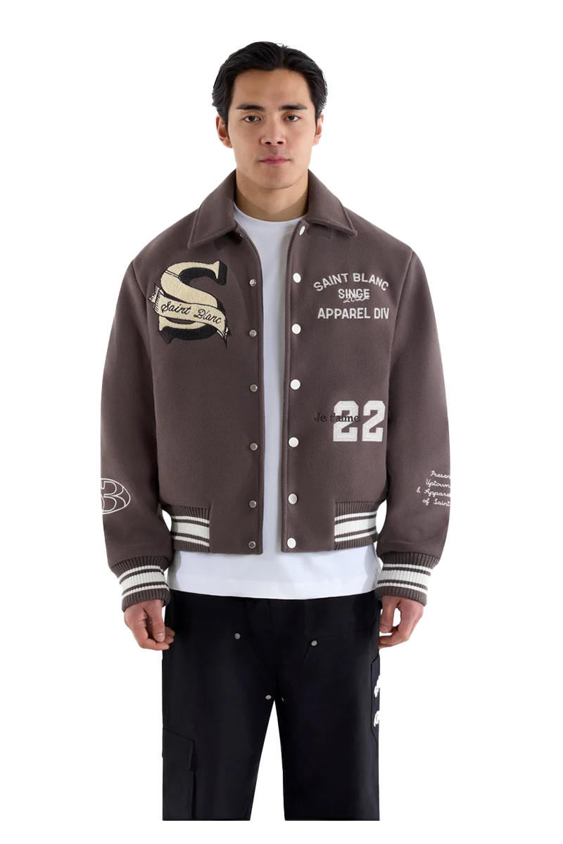 Saint Blanc Jas Presented Varsity Jacket Bruin