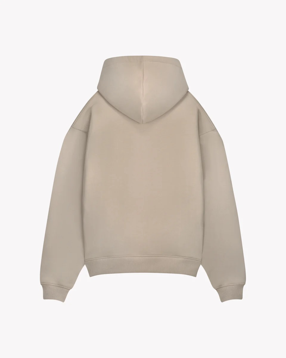 Saint Blanc Sweater Top Stitch Hoodie Grijs
