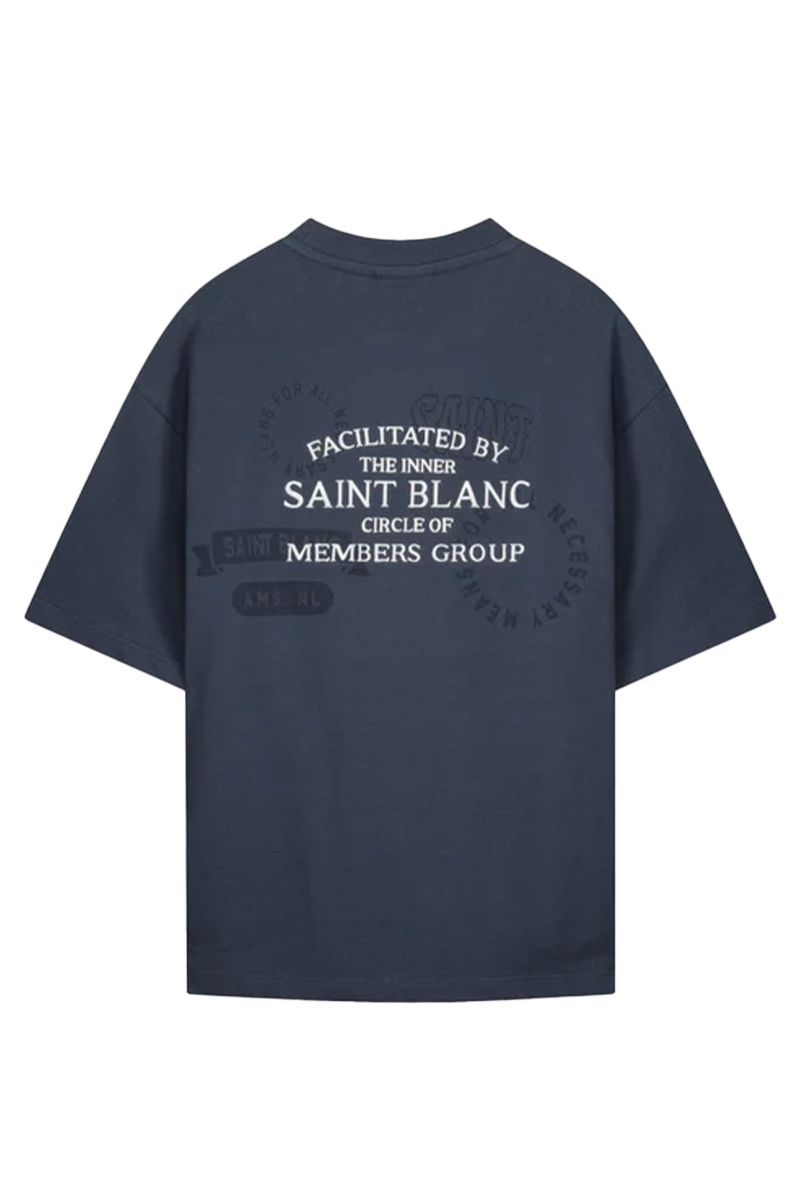 Saint Blanc T-shirt Inner Circle  T-shirt Blauw