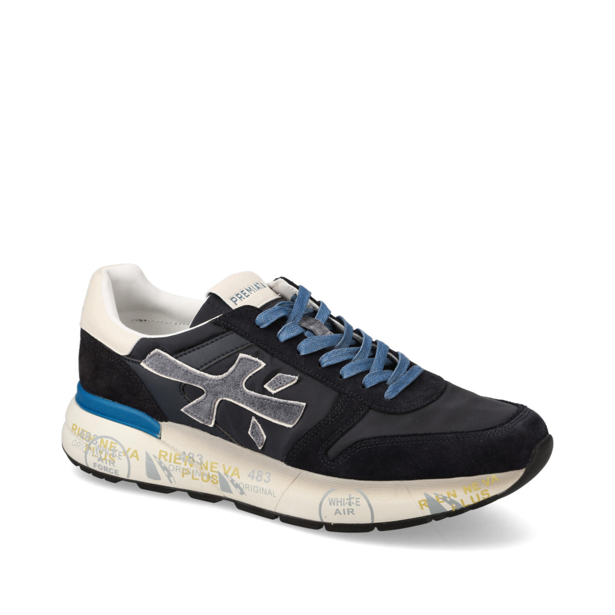 Premiata Schoenen Mick D-blauw