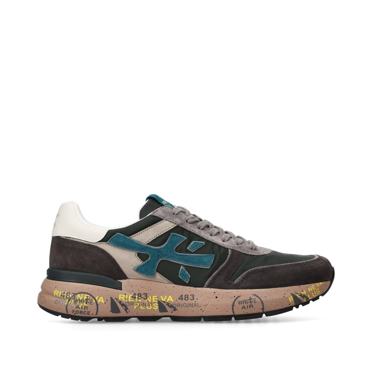 Premiata Schoenen Mick D-groen