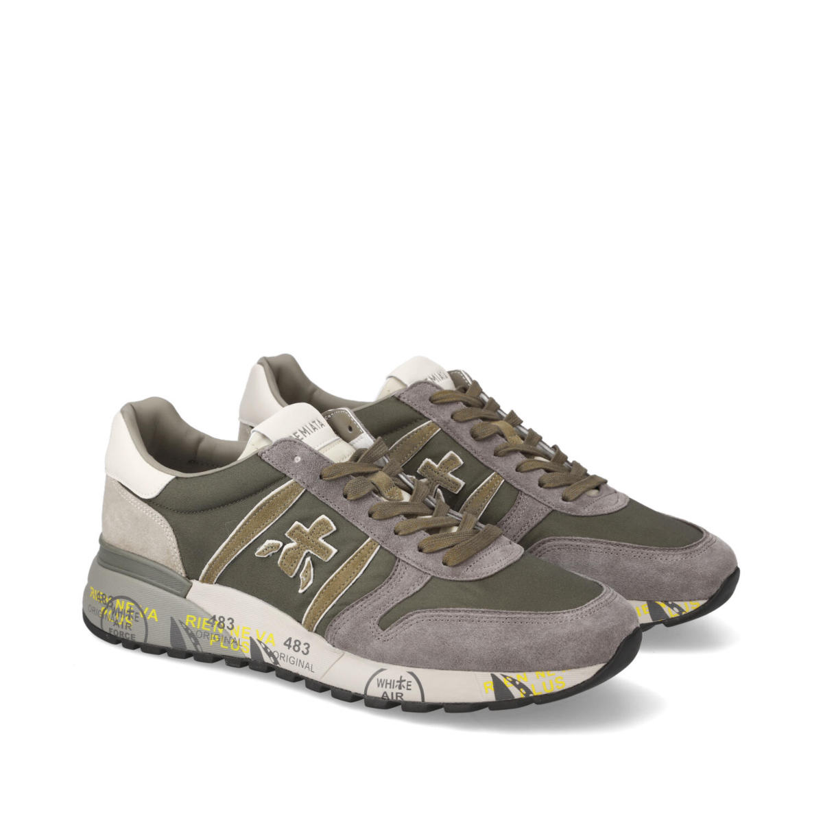 Premiata Schoenen Lander Groen