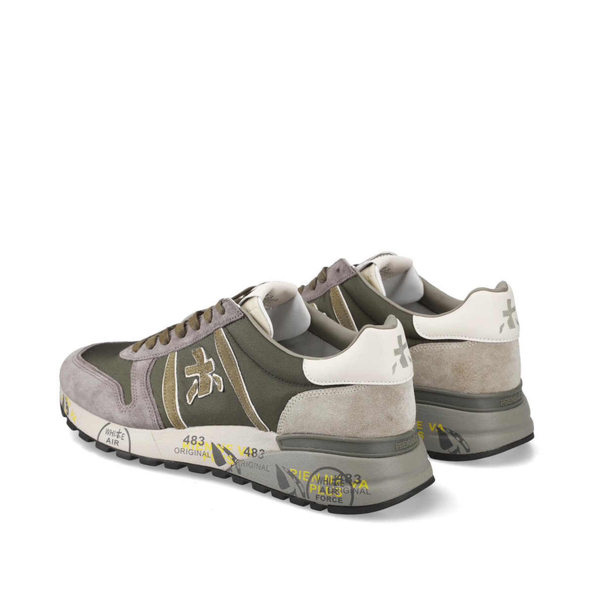 Premiata Schoenen Lander Groen