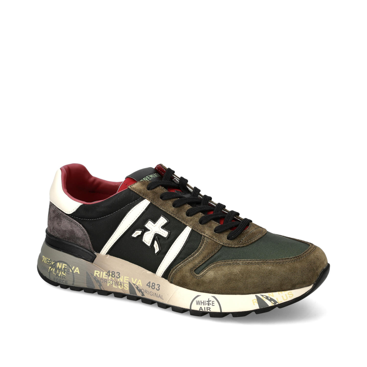 Premiata Schoenen Lander D-groen