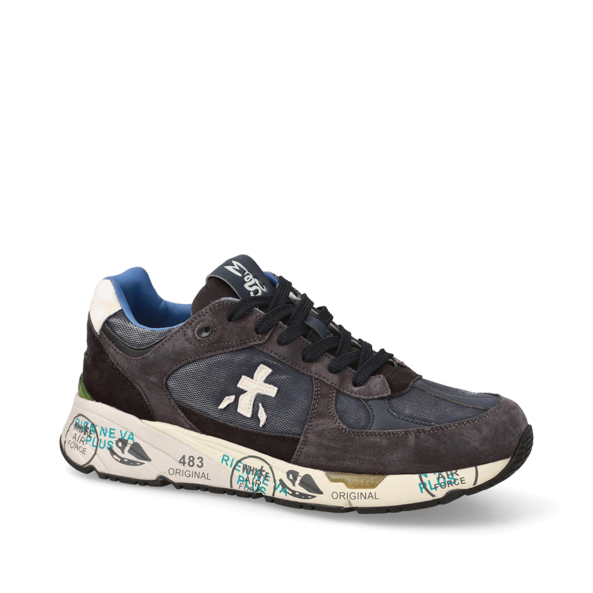 Premiata Schoenen Mase D-blauw
