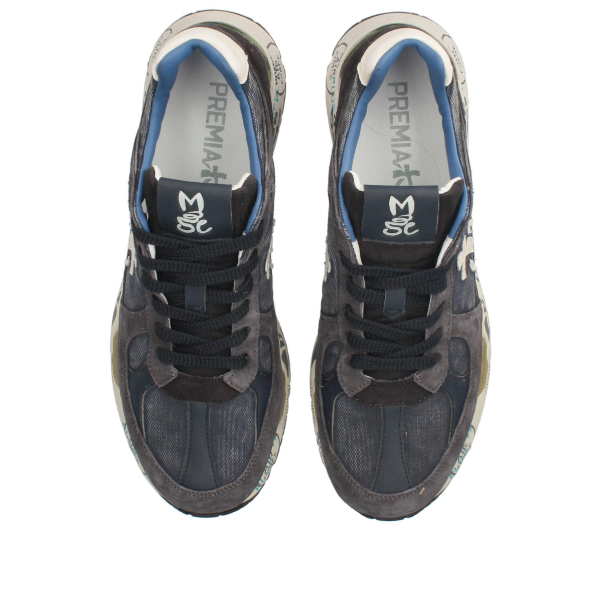 Premiata Schoenen Mase D-blauw