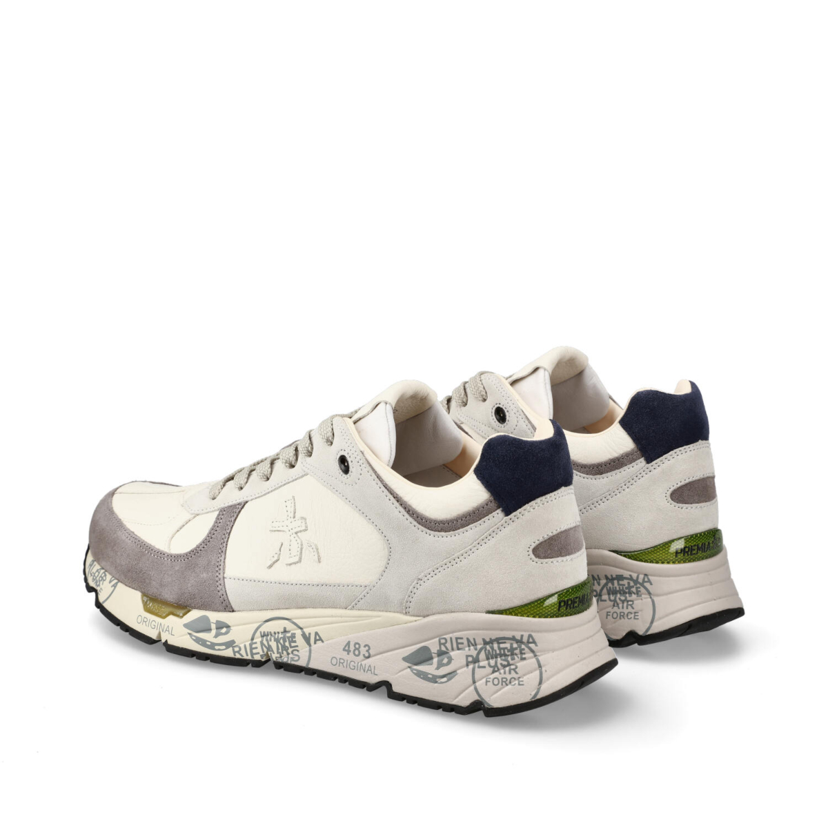 Premiata Schoenen Mase Wit