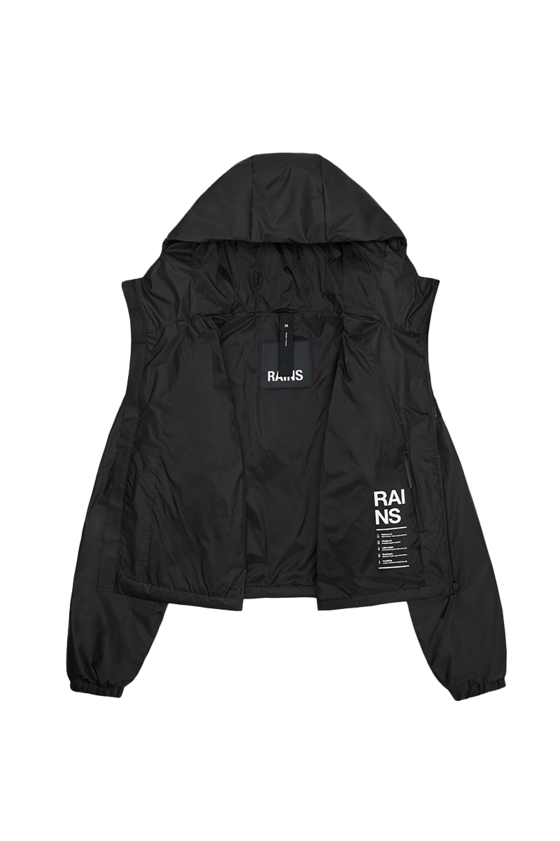 Rains Jas Lohja Short Insulated Jacket Zwart