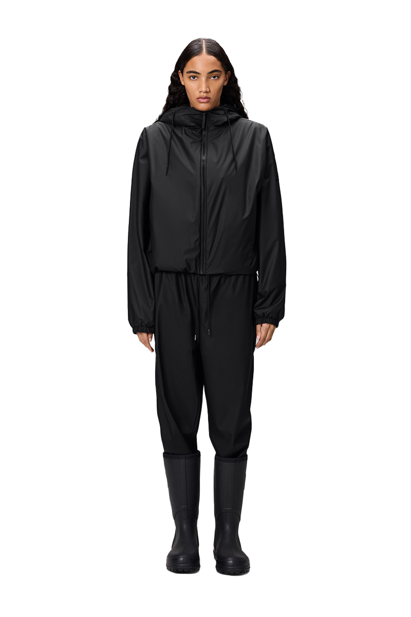 Rains Jas Lohja Short Insulated Jacket Zwart