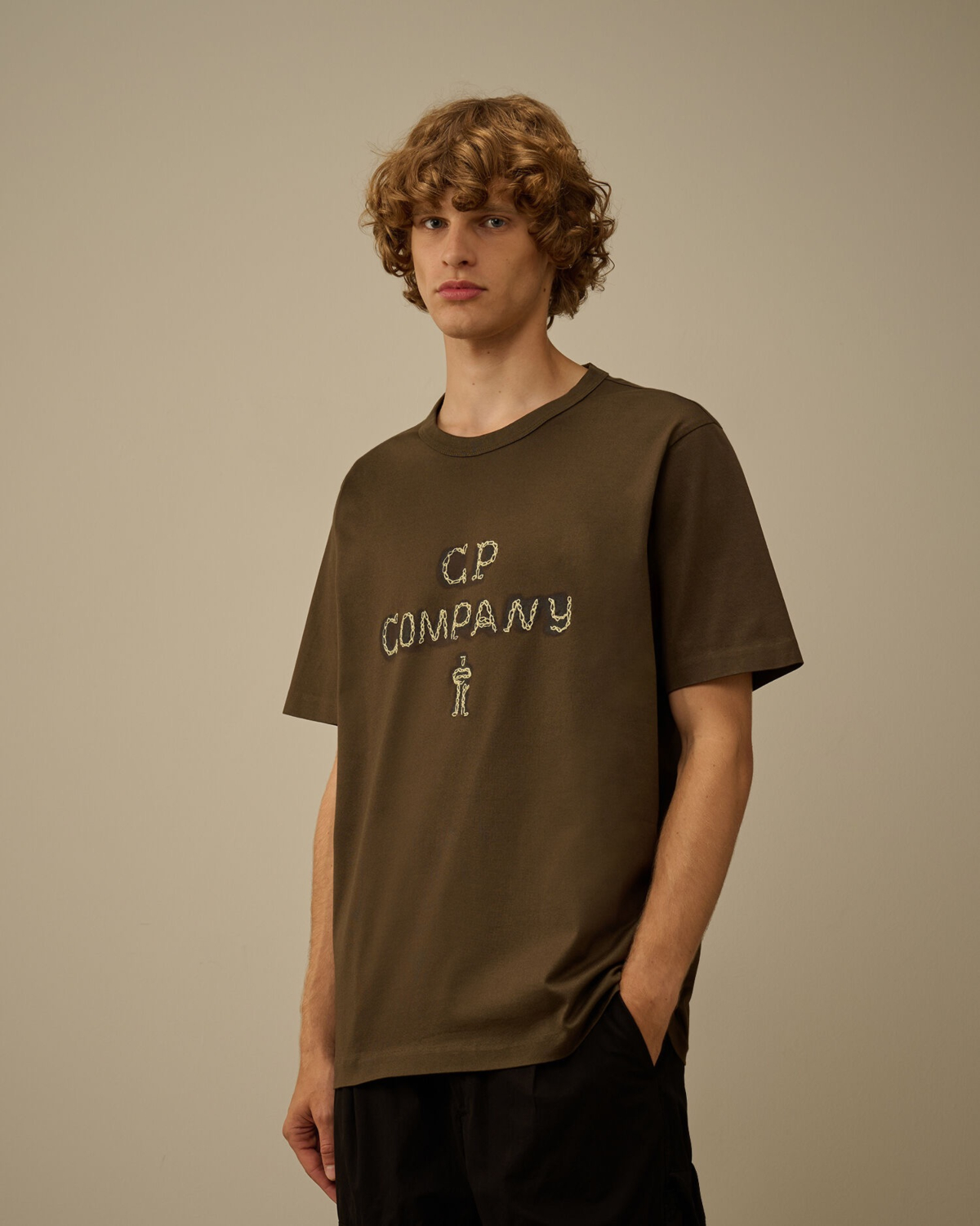 Cp Company T-shirt 19cmts111a Groen